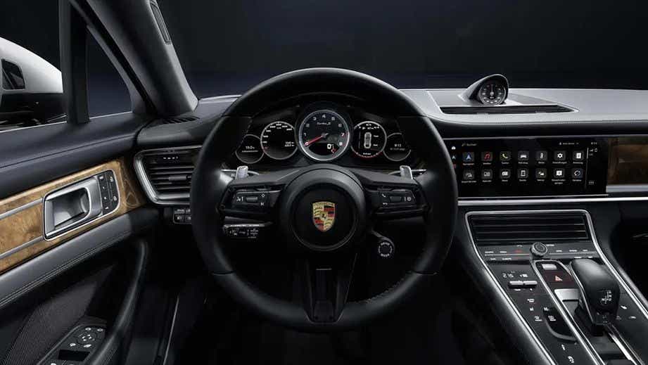 interior dashboard of a Porsche Panamera 2021-2023
