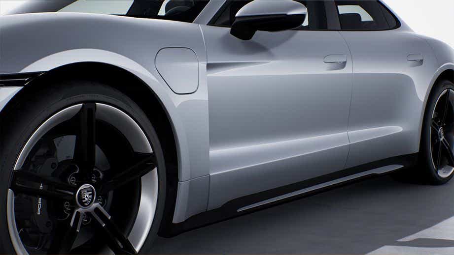 side view of a Porsche Taycan
