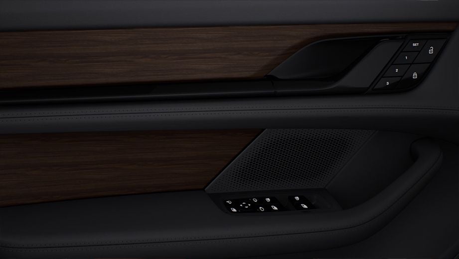 driver-side door panel of a Porsche Taycan