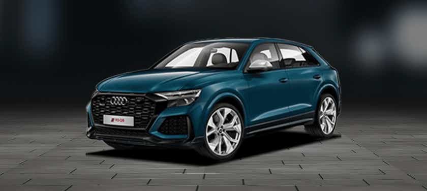 front three-quarter of an Audi RS Q8
