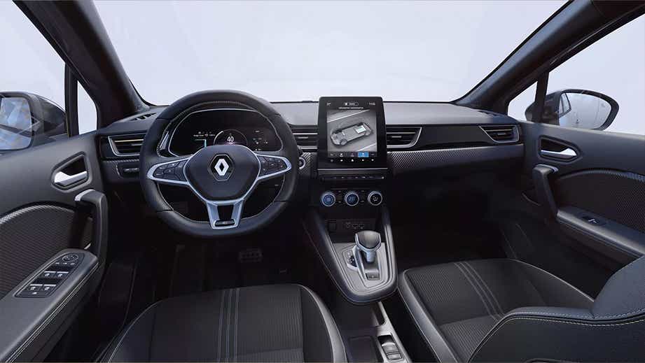Interior dashboard of a Renault Captur
