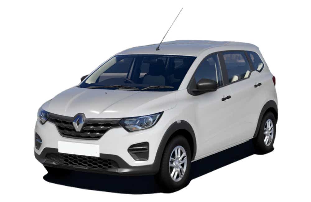 front three-quarter of a Renault Triber 2019-2024