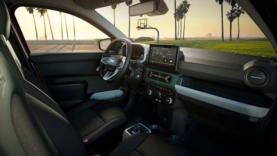 Interior dashboard of a Renault Duster