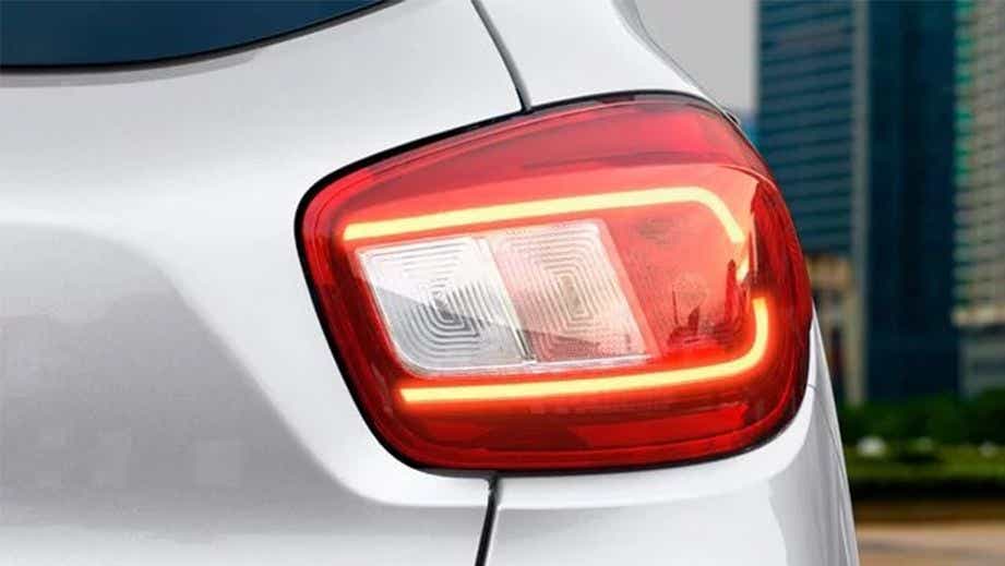Tail light close-up of a Renault KWID