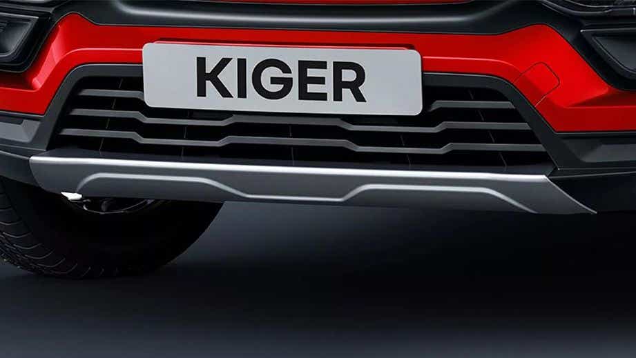 front grille of a Renault Kiger 2023-2024