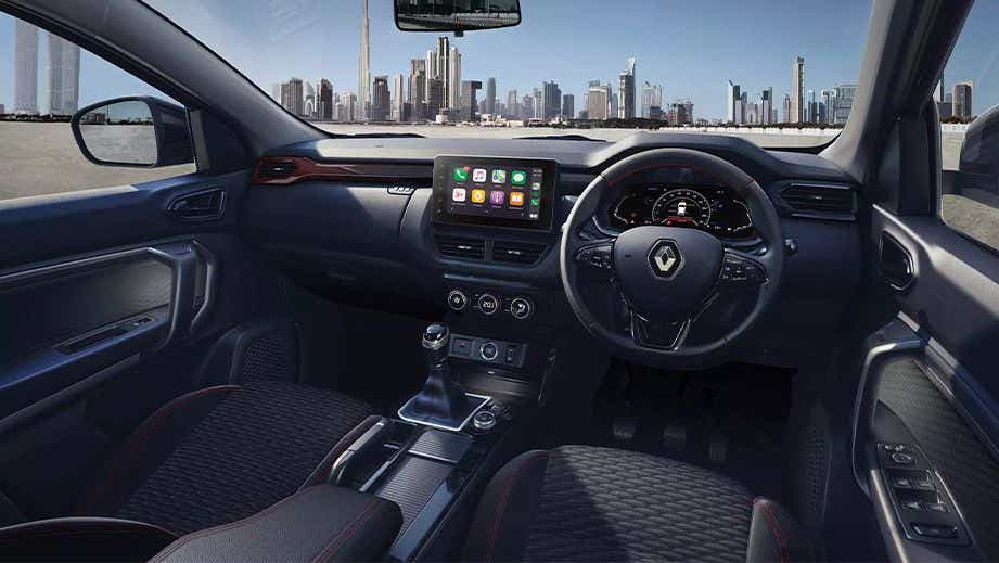 interior dashboard of a Renault Kiger 2023-2024
