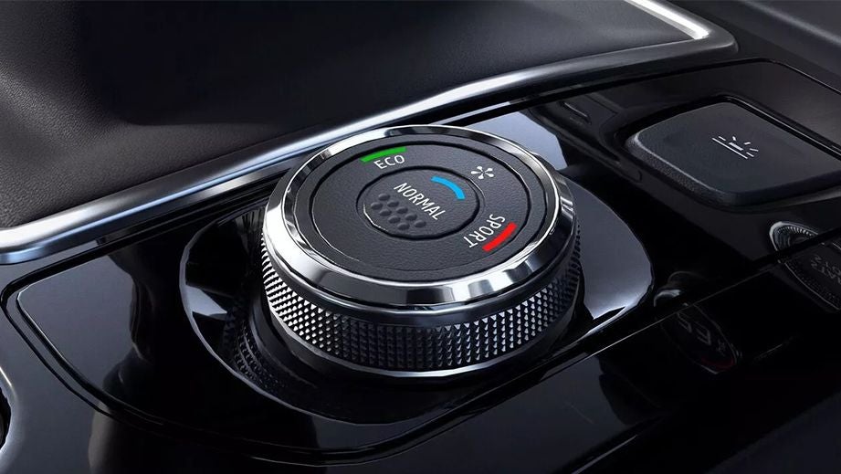 Drive mode selector knob of a Renault Kiger 2023-2024