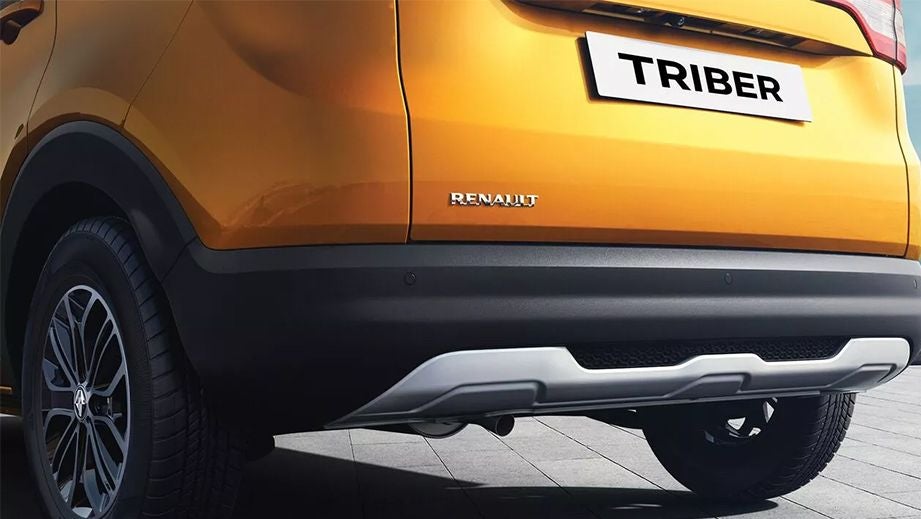 rear view of a Renault Triber 2019-2024