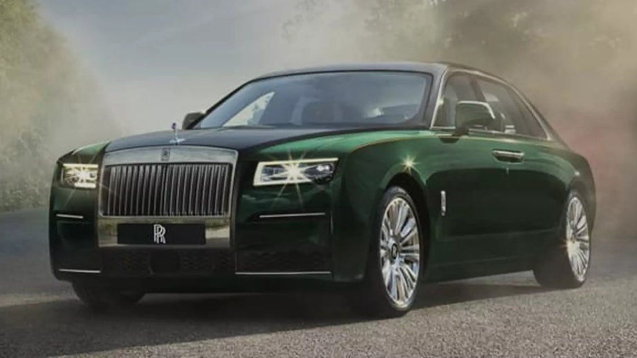 front three-quarter of a Rolls-Royce Ghost