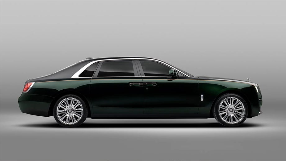 side view of a Rolls-Royce Ghost