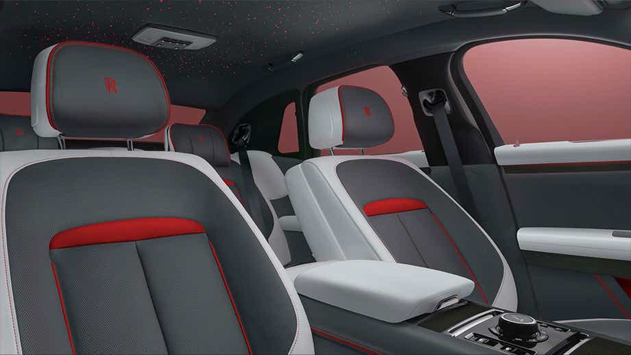 interior front seats of a Rolls-Royce Ghost