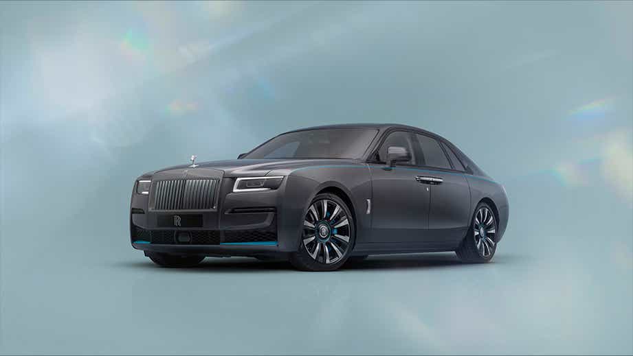 front three-quarter of a Rolls-Royce Ghost