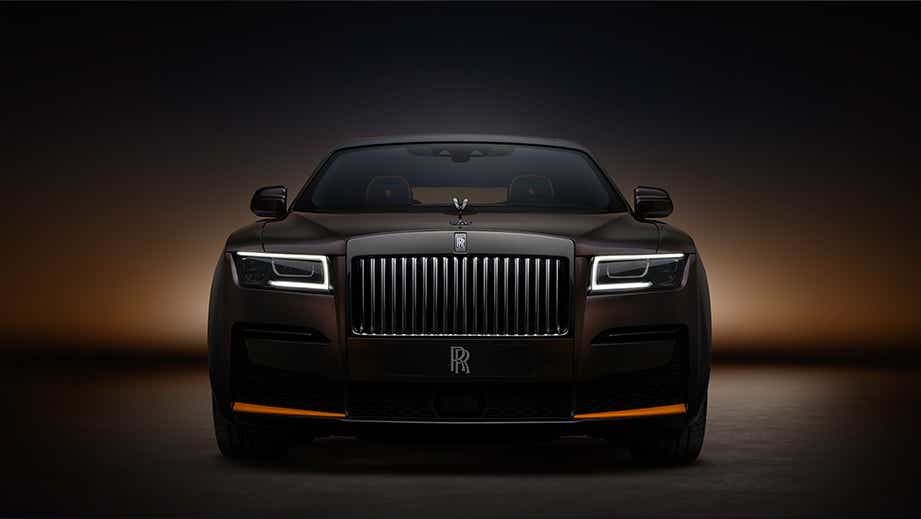 front view of a Rolls-Royce Ghost