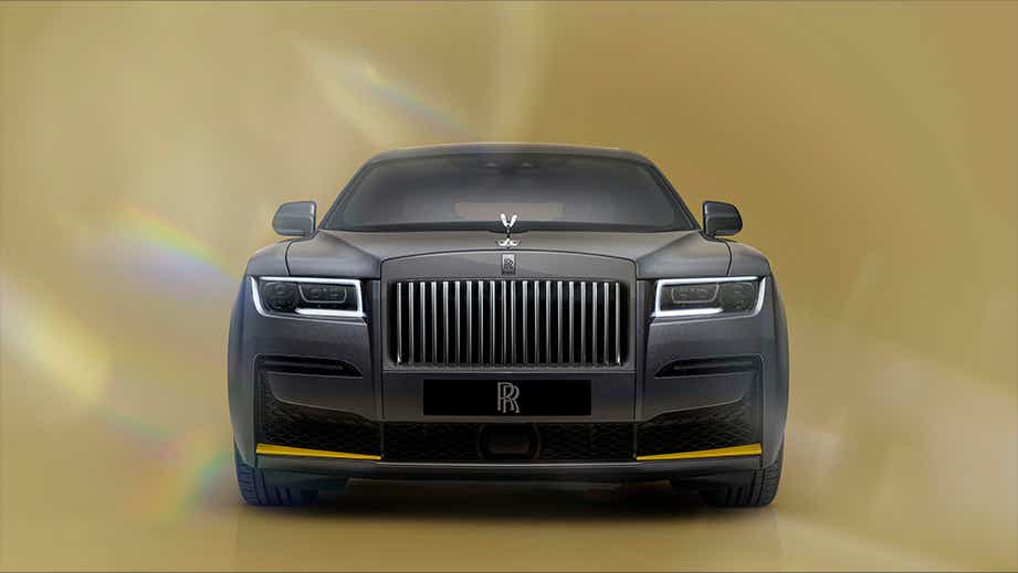 front view of a Rolls-Royce Ghost