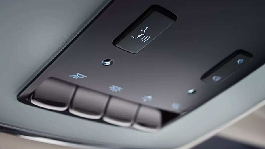 overhead console controls of a Rolls-Royce Phantom