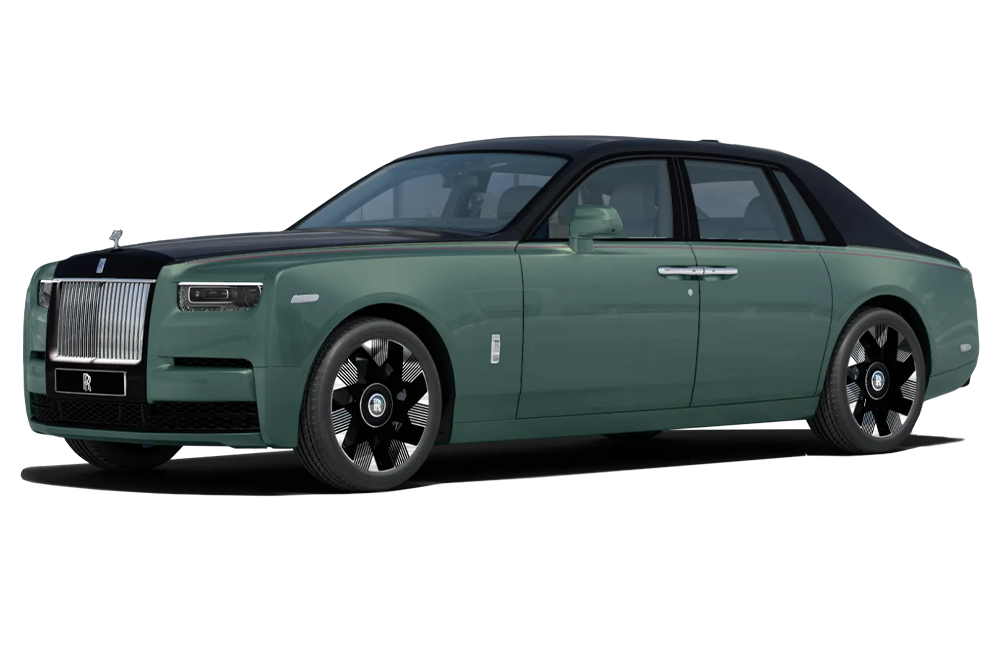 front three-quarter of a Monteverde With Black Diamond Rolls-Royce Phantom