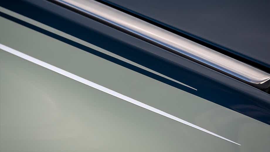 detail shot of a Rolls-Royce Phantom