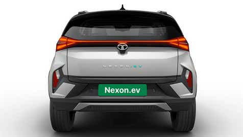 rear view of a Tata Nexon EV