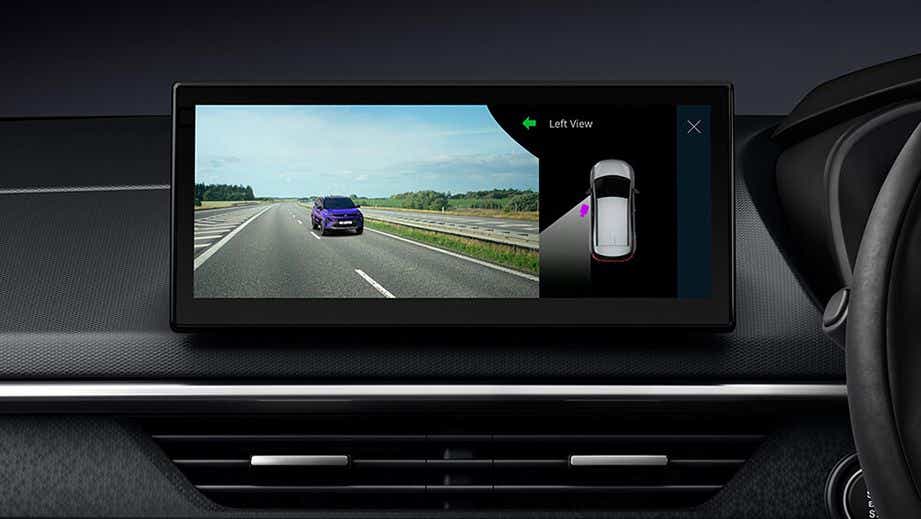interior dashboard display of a Tata Nexon