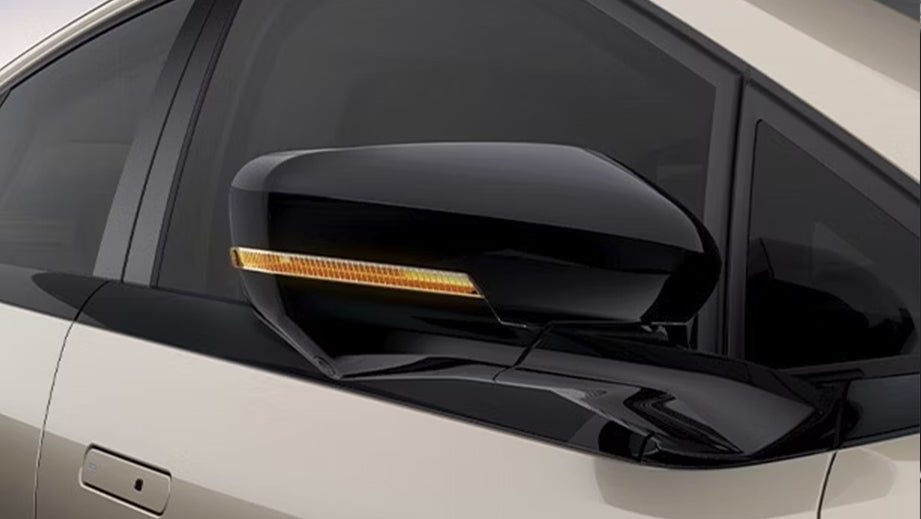 side mirror close-up of a Tata Altroz