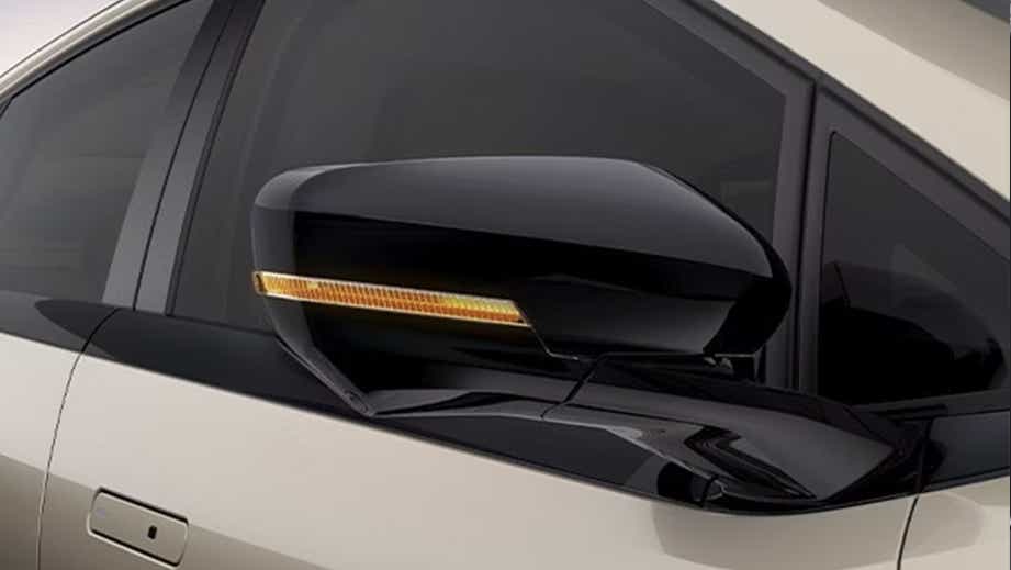 side mirror close-up of a Tata Altroz