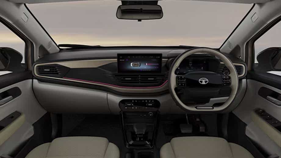 interior dashboard view of a Tata Altroz