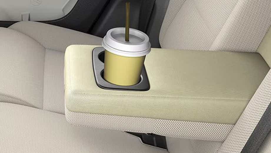 rear seat armrest cup holder of a Tata Altroz