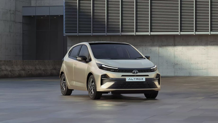 front view of a Tata Altroz