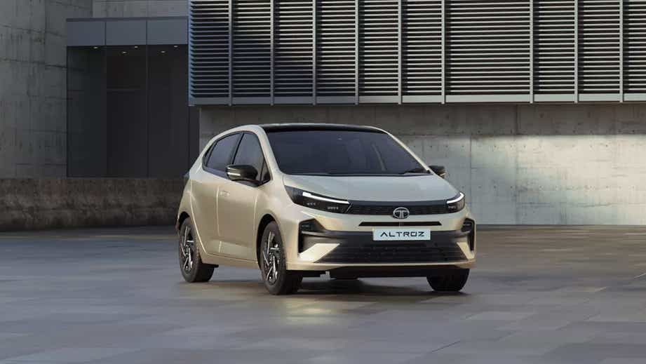front view of a Tata Altroz