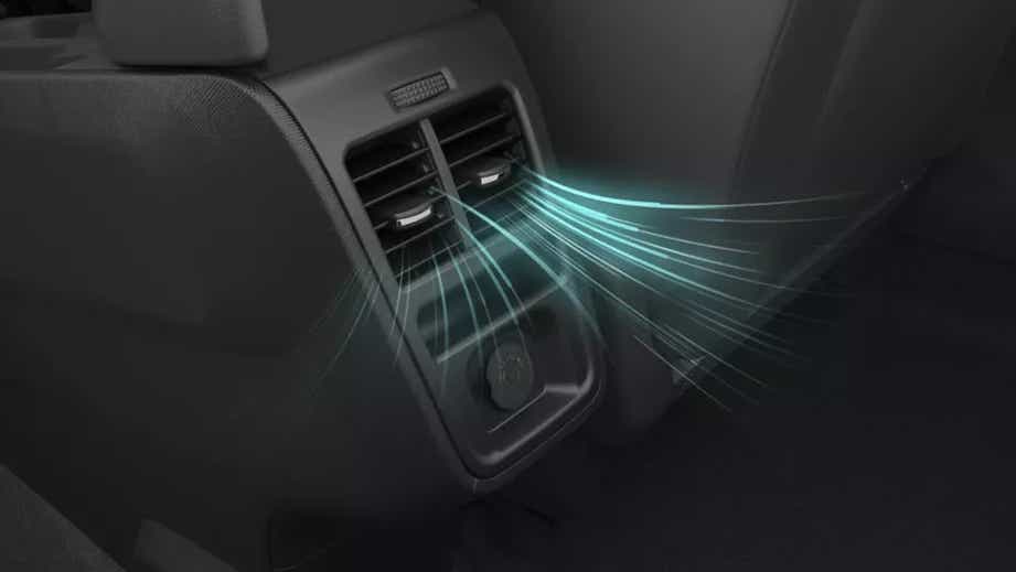 rear AC vents of a Tata Altroz 2020-2024