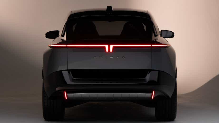 rear view of a Tata Avinya