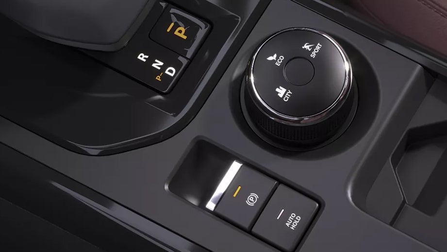 Center console controls of a Tata Curvv