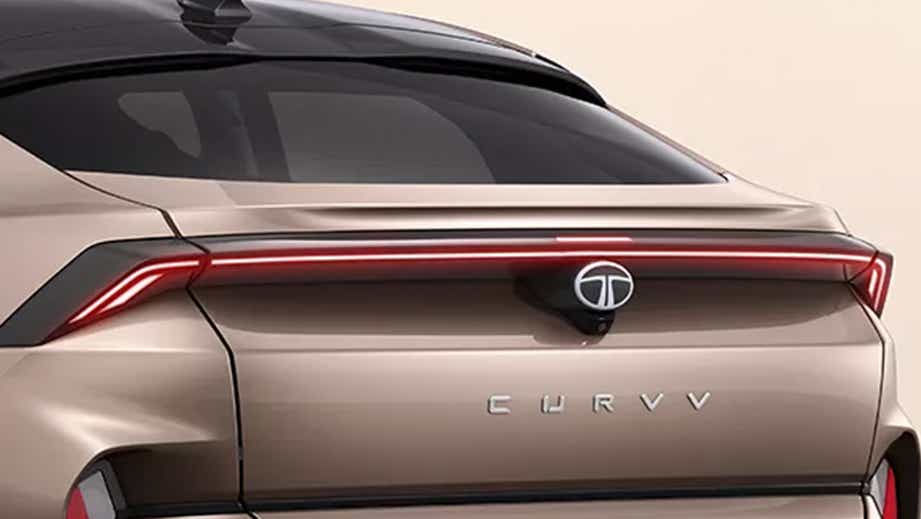 rear view of a Tata Curvv