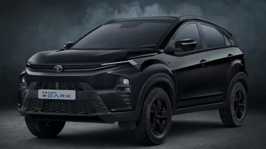 front three-quarter of a Tata Nexon in