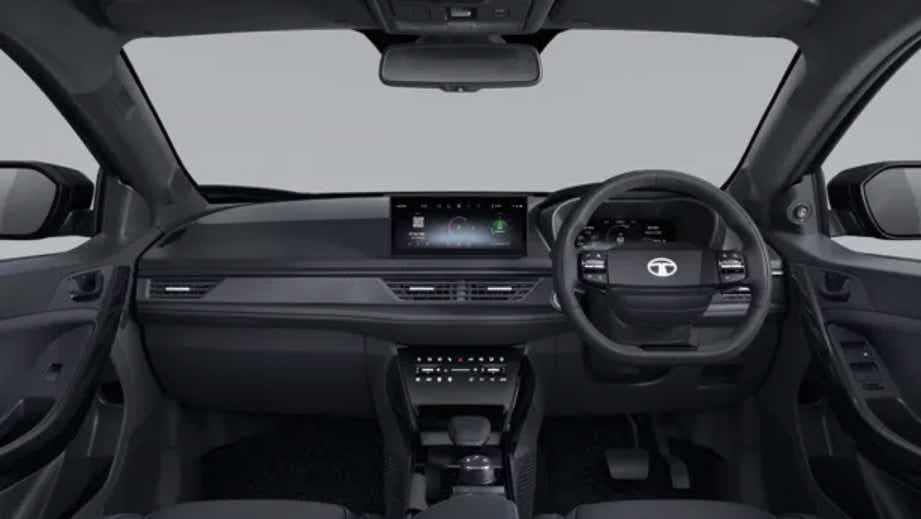 interior dashboard of a Tata Nexon