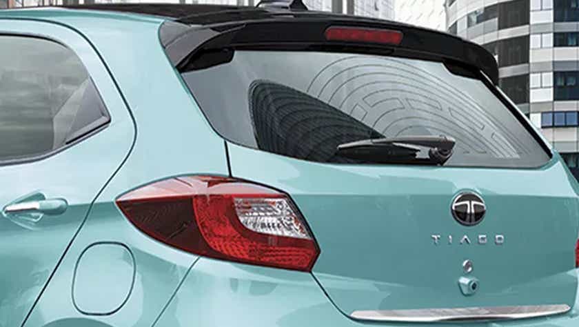 rear view of a Tata Tiago