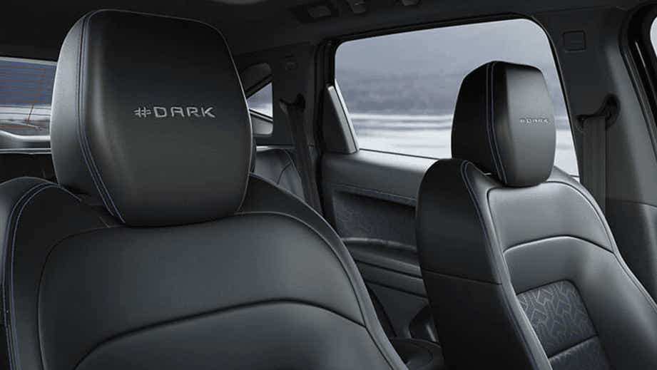 Interior seat close-up of a Tata Harrier 2019-2023