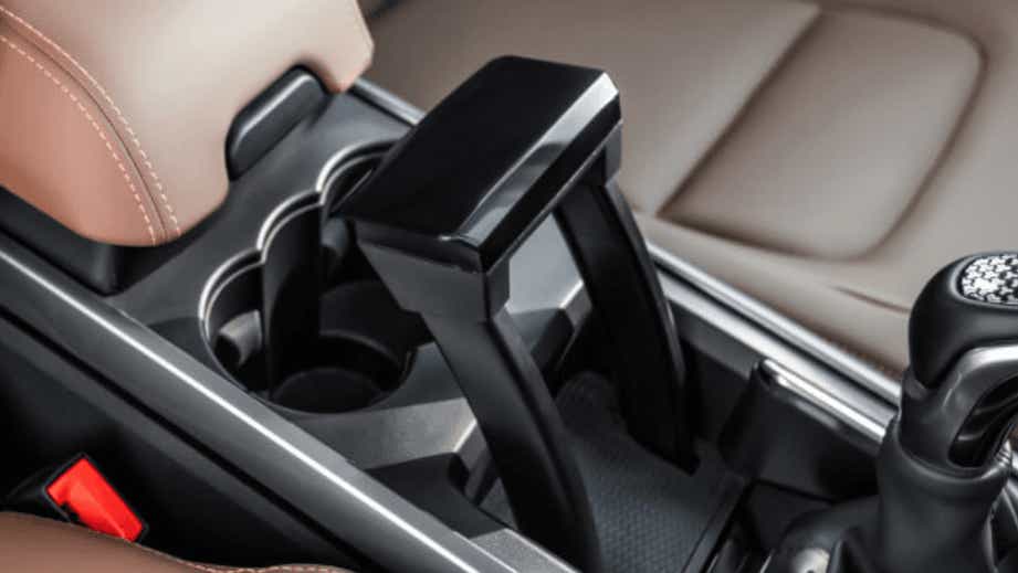 center console and cup holder area of a Tata Harrier 2019-2023