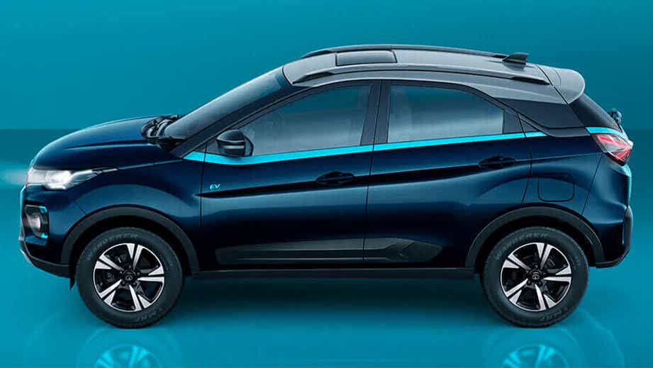 side view of a Tata Nexon EV Max