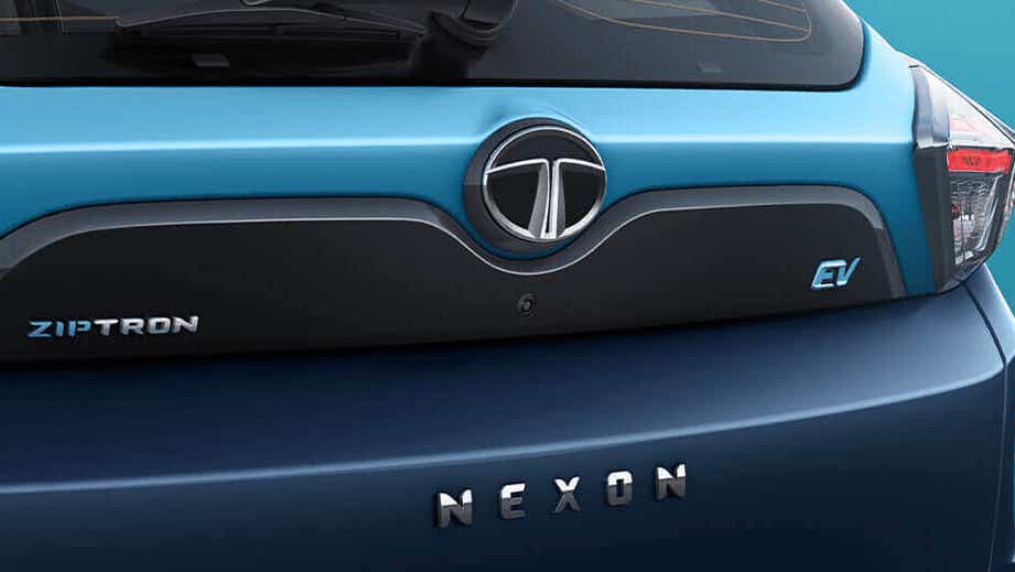 rear close-up of a Tata Nexon EV Max