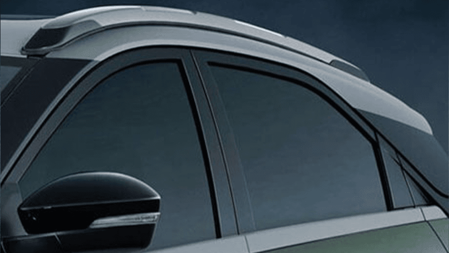 side window and mirror view of a Tata Nexon 2017-2023