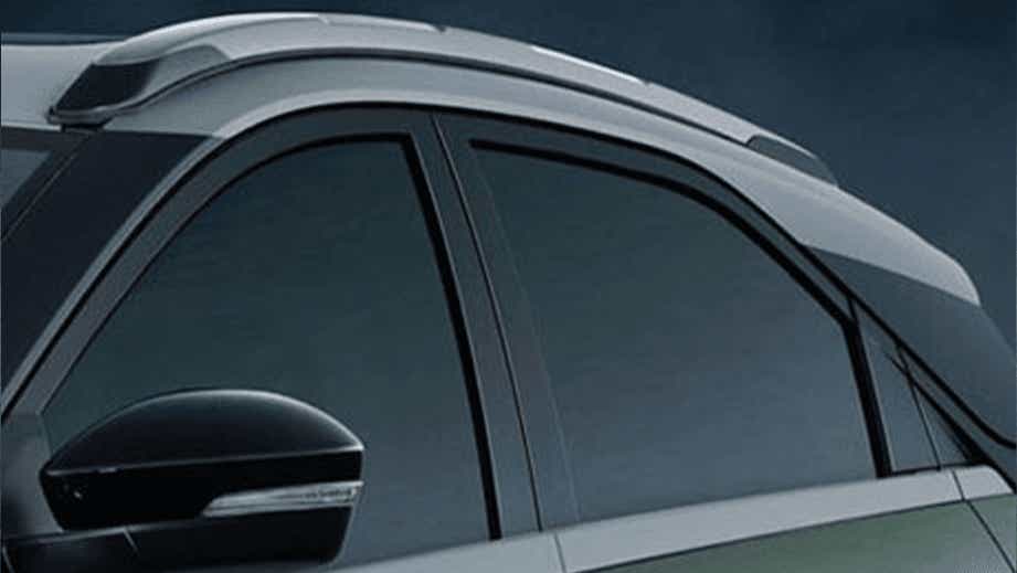 side window and mirror view of a Tata Nexon 2017-2023