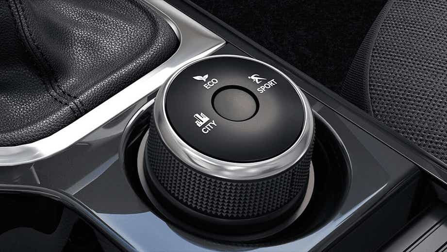 drive mode selector dial of a Tata Nexon 2017-2023