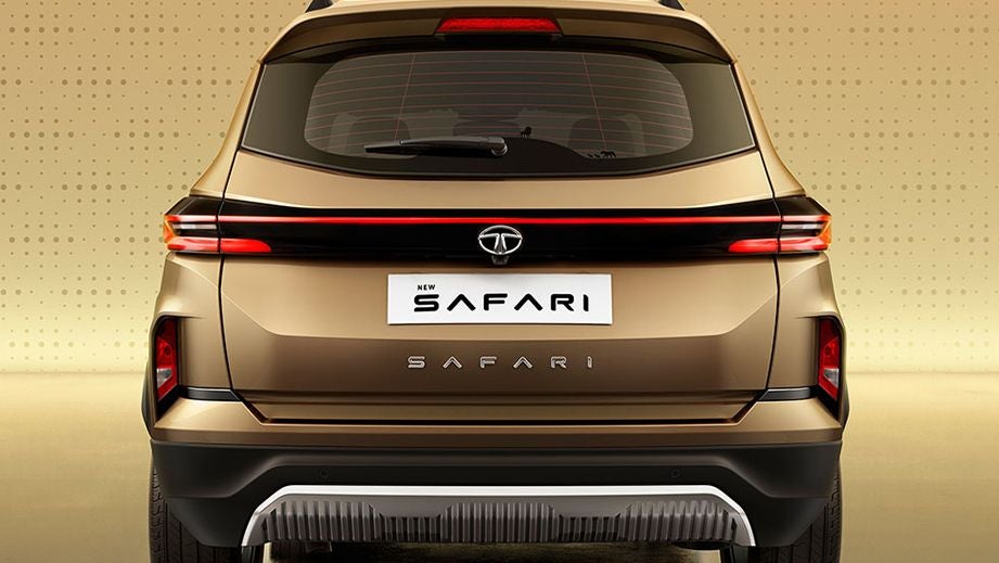 rear view of a Tata Safari