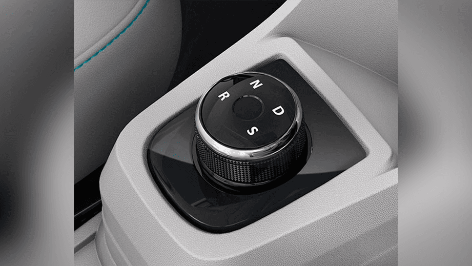 Gear selector dial of a Tata Tigor EV