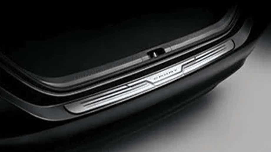 rear bumper protector view of a Toyota Camry 2022-2023