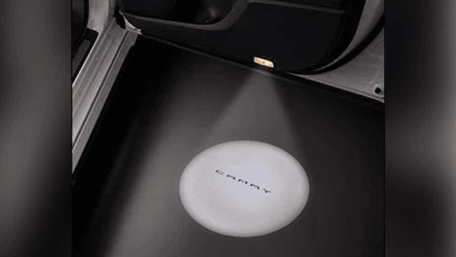 Illuminated door entry light of a Toyota Camry 2022-2023