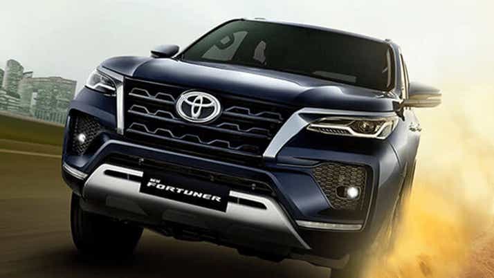 front view of a Toyota Fortuner