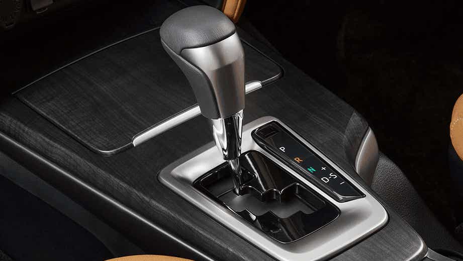 gear shift lever of a Toyota Fortuner