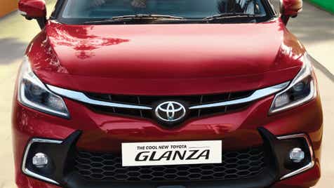 front view of a Toyota Glanza